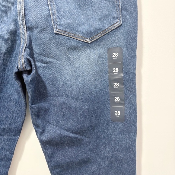 New J. Crew Factory Essential Straight Jean All Day Stretch Size 28 Tencel NWT - Picture 7 of 13